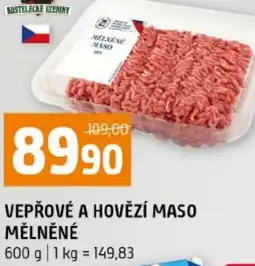 Terno Vepřové a hovězí maso mělněné nabídka