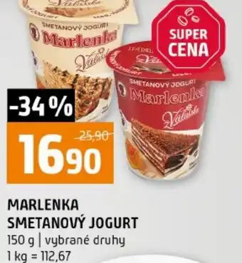 Marlenka smetanový jogurt