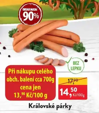 MP Krásno Královské párky nabídka