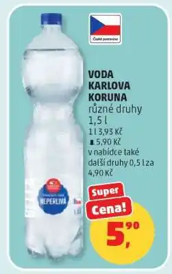 Penny Market VODA KARLOVA KORUNA nabídka