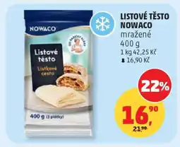 Penny Market LISTOVÉ TĚSTO NOWACO nabídka