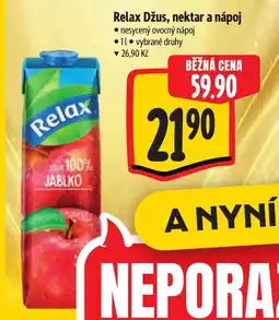 Albert Relax Džus, nektar a nápoj nabídka