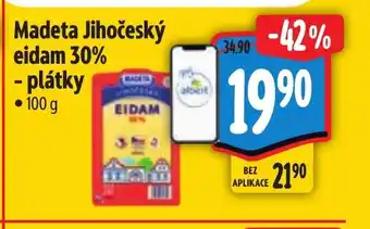 Albert Madeta Jihočeský eidam 30% - plátky nabídka