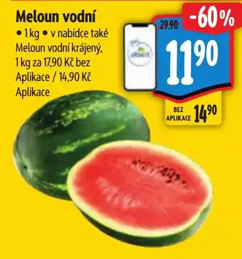 Albert Meloun vodní nabídka