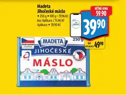 Albert Madeta Jihočeské máslo nabídka