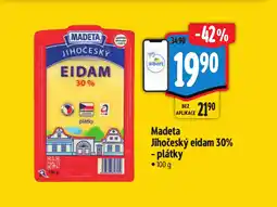 Albert Madeta Jihočeský eidam 30% - plátky nabídka