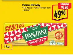 Albert Panzani Těstoviny nabídka