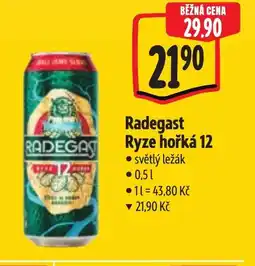 Albert Radegast Ryze hořká 12 nabídka