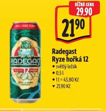 Albert Radegast Ryze hořká 12 nabídka