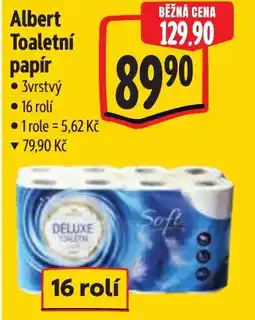 Albert Albert Toaletní papír nabídka