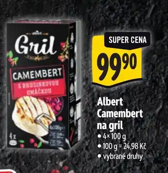 Albert Albert Camembert na gril nabídka