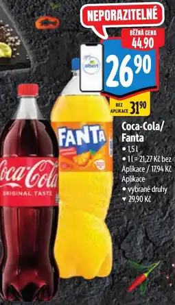 Albert Coca-Cola/ Fanta nabídka