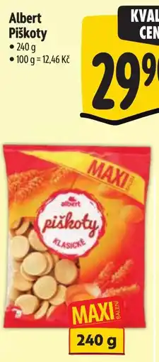 Albert Albert Piškoty nabídka