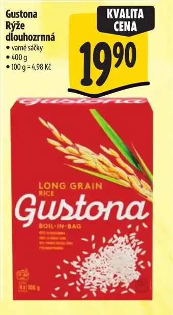 Albert Gustona Rýže dlouhozrnná nabídka