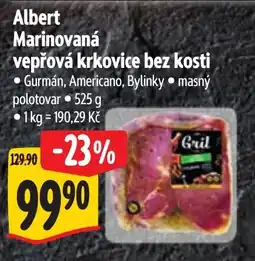 Albert Albert Marinovaná vepřová krkovice bez kosti nabídka