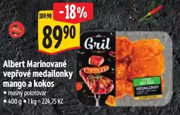 Albert Albert Marinované vepřové medailonky mango a kokos nabídka