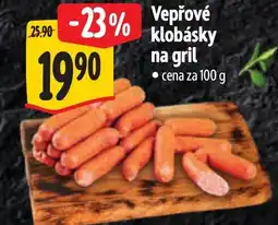Albert Vepřové klobásky na gril nabídka