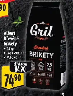 Albert Albert Dřevěné brikety nabídka