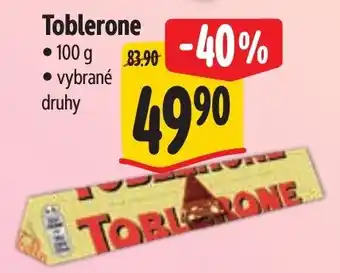Albert Toblerone nabídka
