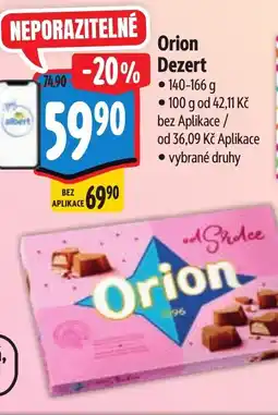 Albert Orion Dezert nabídka