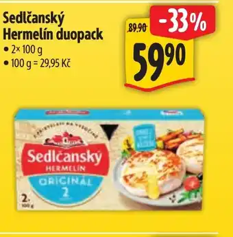 Albert Sedlčanský Hermelín duopack nabídka