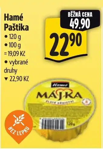 Albert Hamé Paštika nabídka