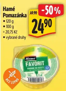 Albert Hamé Pomazánka nabídka