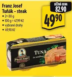 Albert Franz Josef Tuňák - steak nabídka