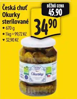Albert Česká chuť Okurky sterilované nabídka