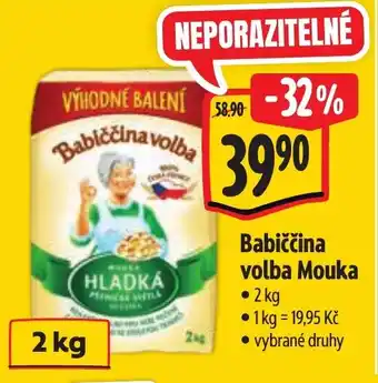 Albert Babiččina volba Mouka nabídka
