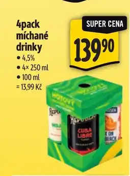 Albert 4pack míchané drinky nabídka