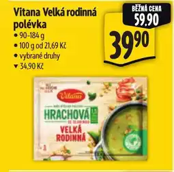 Albert Vitana Velká rodinná polévka nabídka