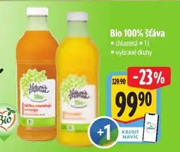 Albert Bio 100% šťáva nabídka