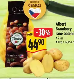Albert Albert Brambory rané balení nabídka