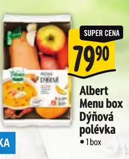 Albert Albert Menu box Dýňová polévka nabídka