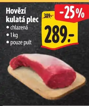 Albert Hovězí kulatá plec nabídka