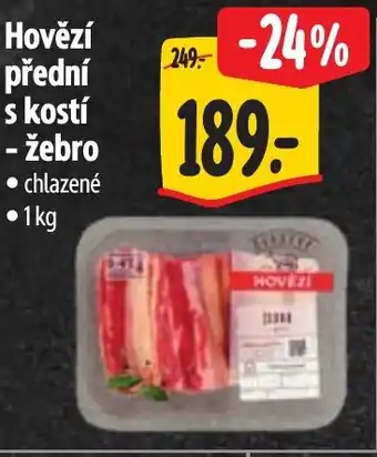 Albert Hovězí přední s kostí - žebro nabídka