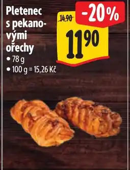Albert Pletenec s pekano- vými ořechy nabídka