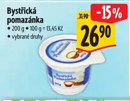 Albert Bystřická pomazánka nabídka