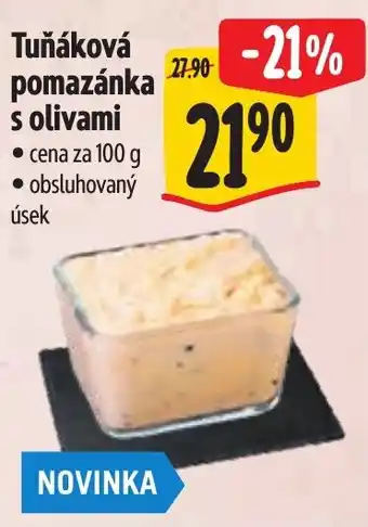 Albert Tuňáková pomazánka s olivami nabídka