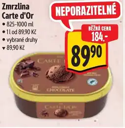 Albert Zmrzlina Carte d'Or nabídka