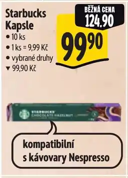 Albert Starbucks Kapsle nabídka