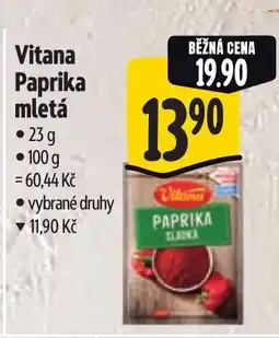Albert Vitana Paprika mletá nabídka