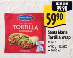 Albert Santa Maria Tortilla wrap nabídka
