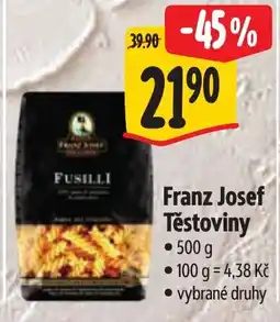 Albert Franz Josef Těstoviny nabídka