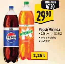 Albert Pepsi/Mirinda nabídka