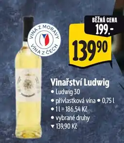 Albert Vinařství Ludwig nabídka