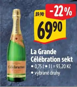 Albert La Grande Célébration sekt nabídka