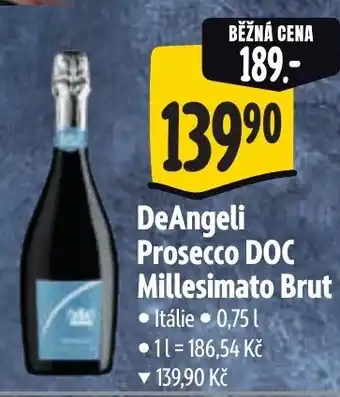 Albert DeAngeli Prosecco DOC Millesimato Brut nabídka