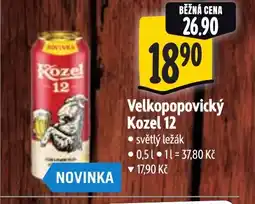 Albert Velkopopovický Kozel 12 nabídka
